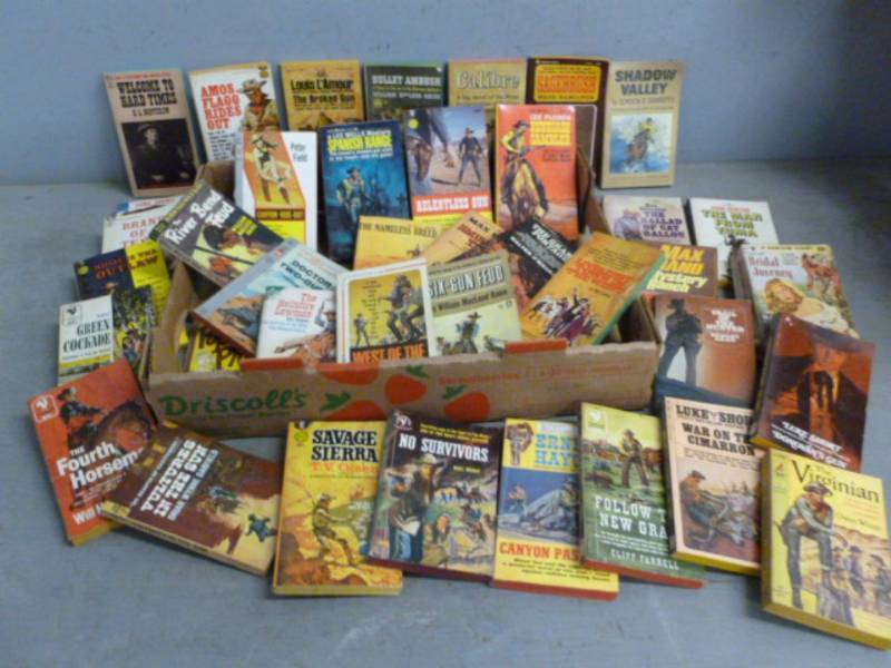 lot 56 image: Vintage Western Books
