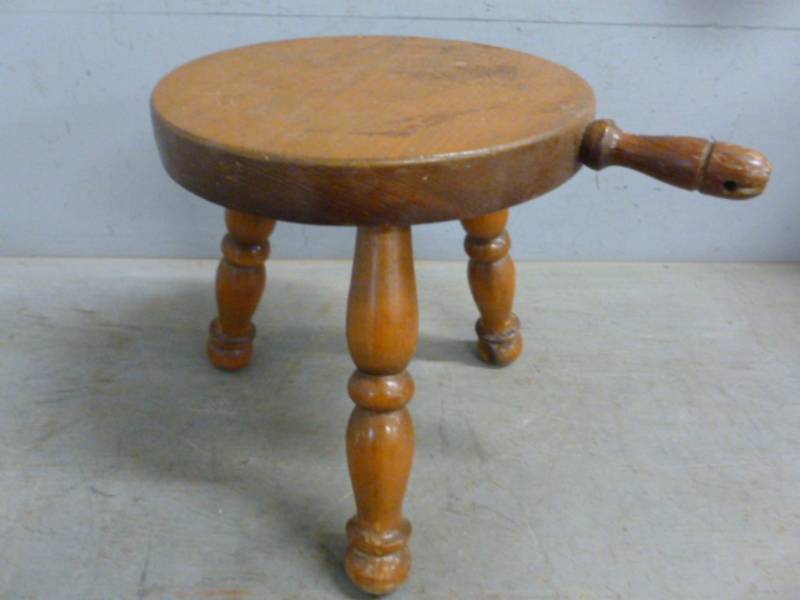 lot 134 image: Milking Stool