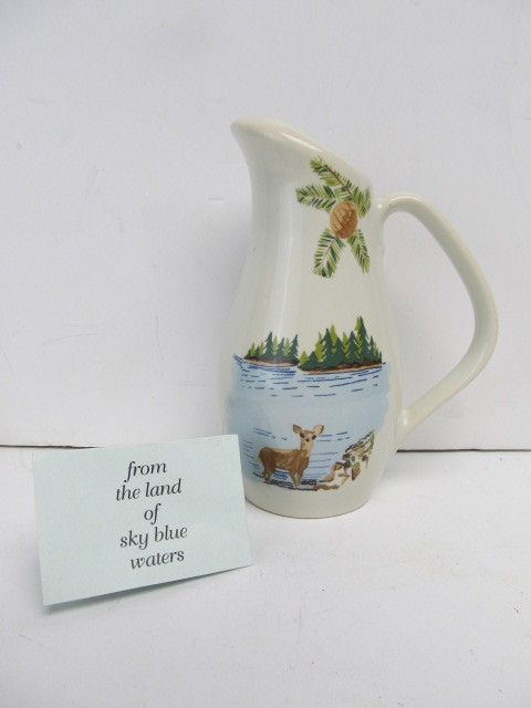 lot 36 image: 2000 Red Wing Collectors Society HAMMS BEER Stoneware Pitcher