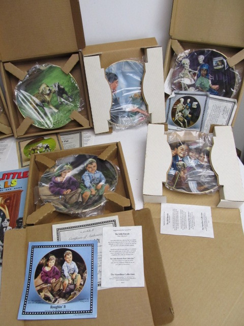 lot 54 image: Lot of LITTLE RASCALS Collector Plates & Book
