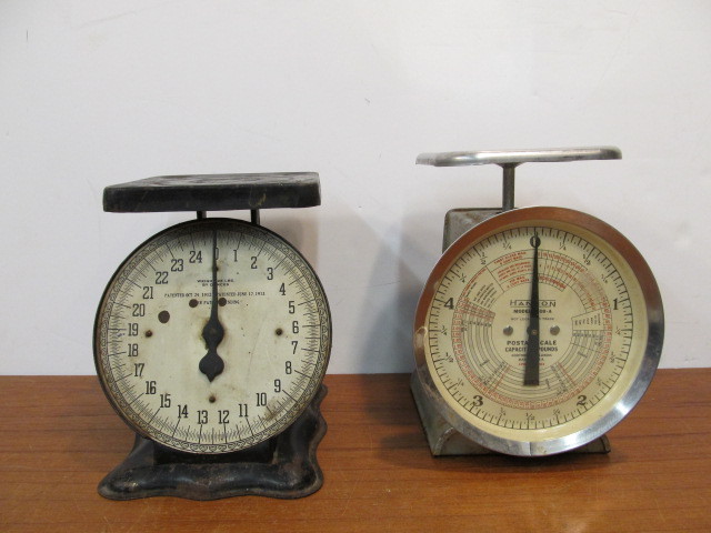 lot 167 image: Vintage & Antique KitchenPostal Scales