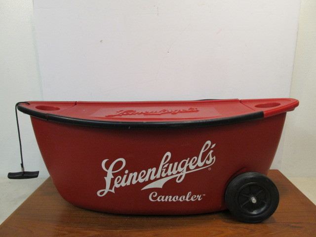 lot 175 image: Large LEINENKUGELS Roller Beer Canooler Cooler
