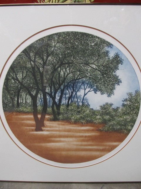 lot 85 image: Large Signed Numbered Artist Proof Framed Print - Laurel Grove