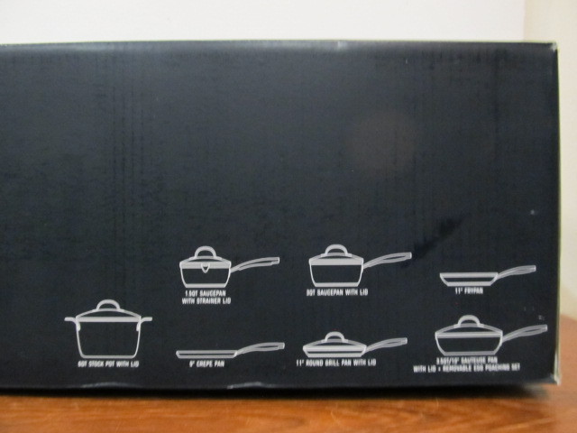 lot 124 image: New In Box CURTIS STONE Dura-Pan 13-Piece Cookware Set