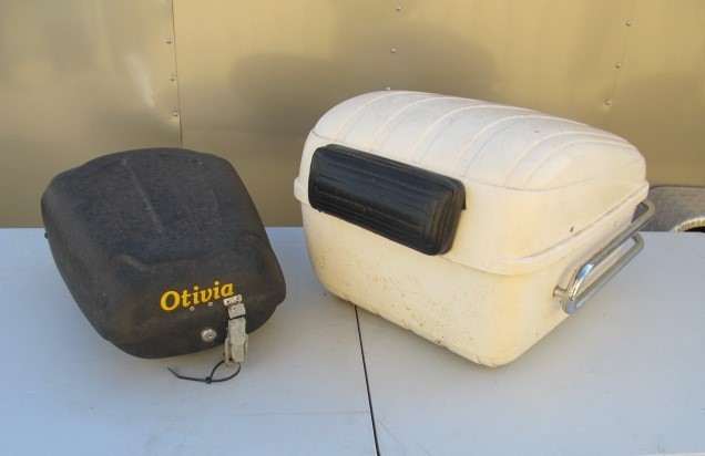 lot 139 image: Pair of Motorcycle Trunks