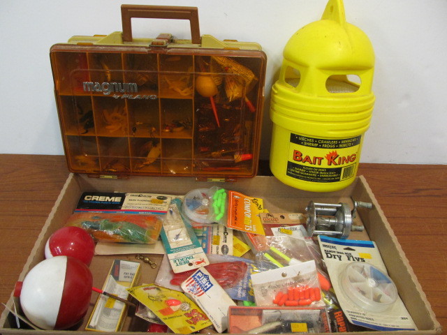 lot 192 image: Large Lot of Fishing Tackle & Supplies