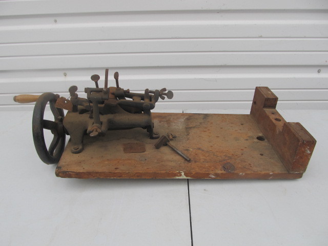 lot 240 image: Antique Hand Crank Tool
