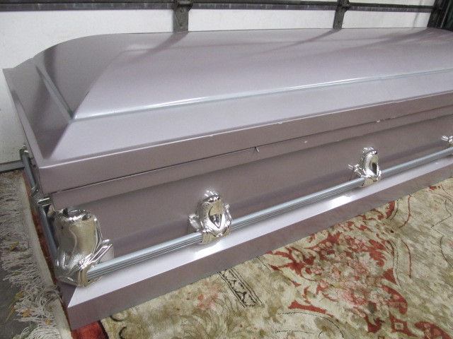lot 275 image: Genuine Premium 20 Gauge Steel Casket by Astral Industries - Full size
