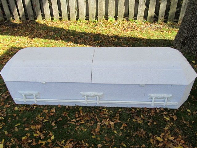 lot 278 image: Genuine Full Length Casket