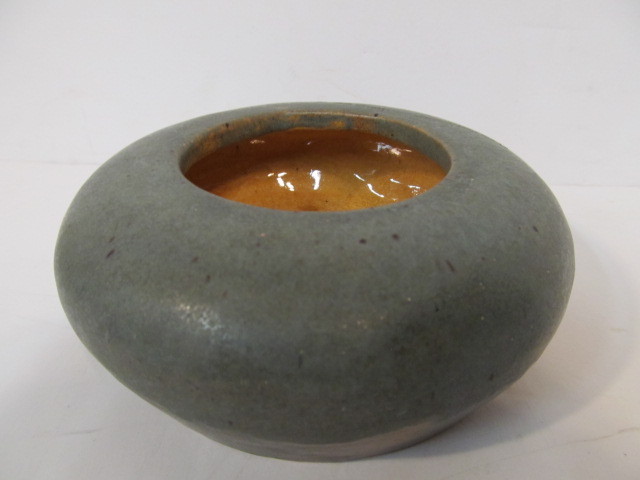 lot 262 image: Signed Vintage Art Pottery Small Bowl Vase