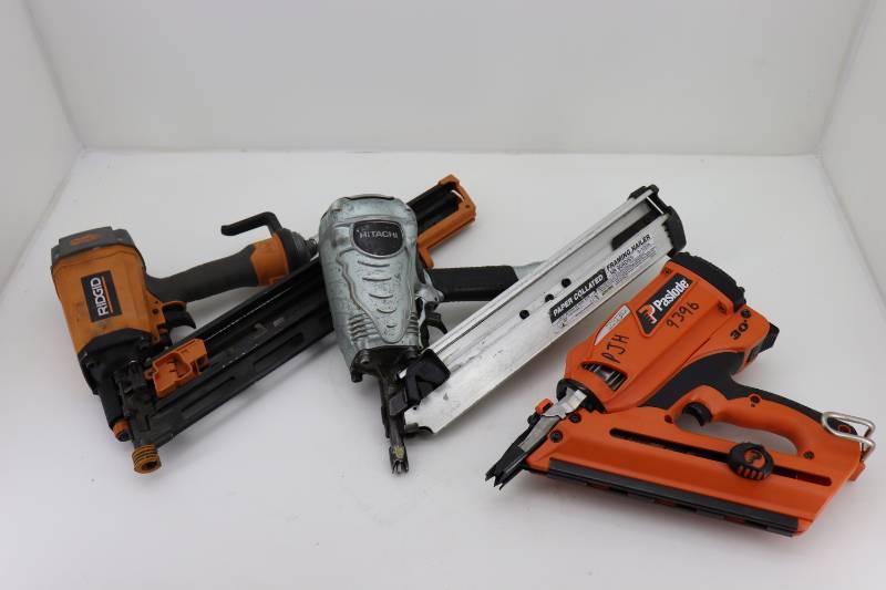 lot 30 image: (3) Untested Store Return Air Nailers