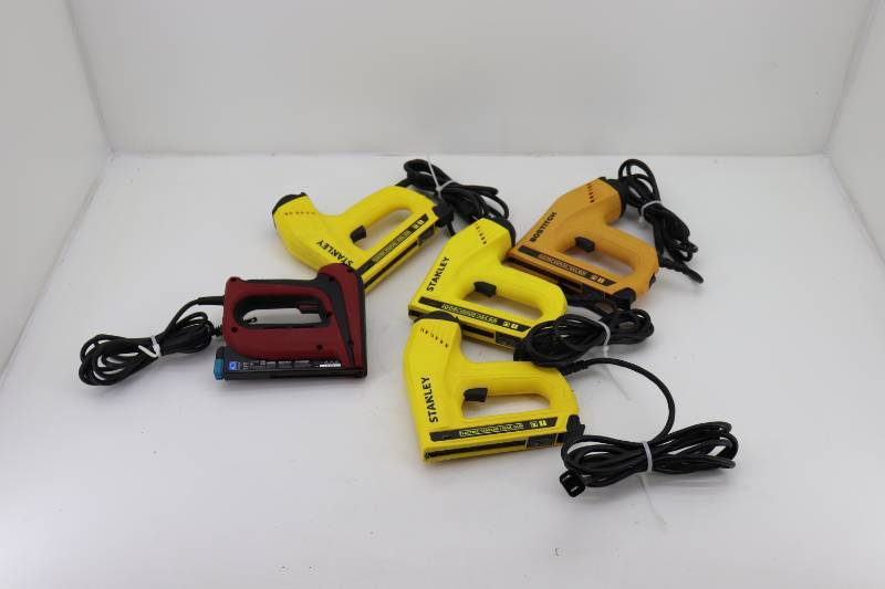 lot 33 image: (5) Untested Store Return Electric Staplers