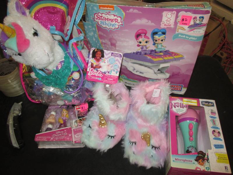 lot 26 image: Ages 3 Toy Lot- Unicorn Princess D...
