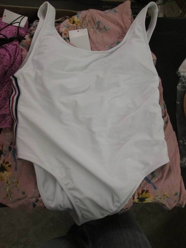 lot 33 image: Swimsuit 1pc. (L), Romper, Tank top...