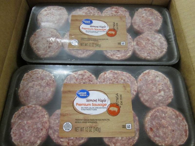 lot 55 image: Vermont Maple Sausage Patties (8- 1...