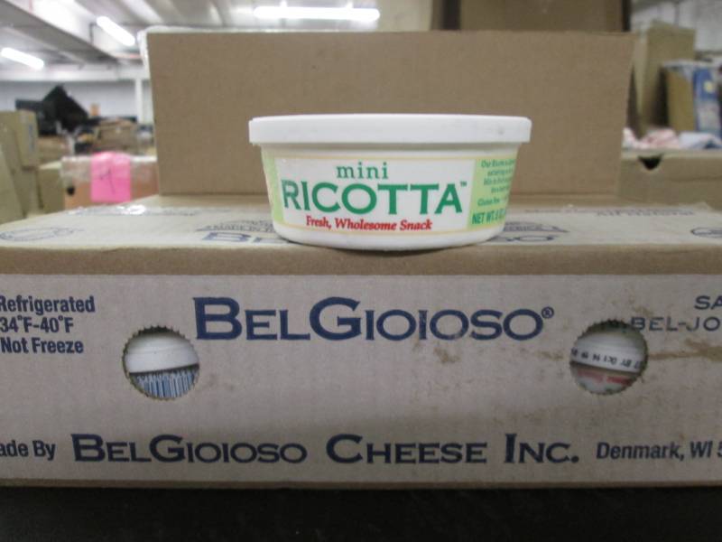 lot 65 image: Ricotta Cheese (12- 5oz.) Frozen (1...
