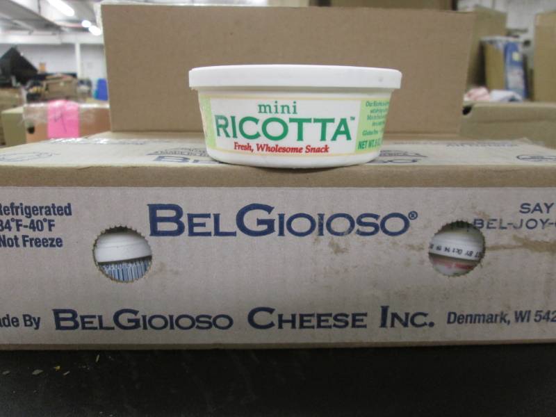 lot 66 image: Ricotta Cheese (12- 5oz.) Frozen (1...