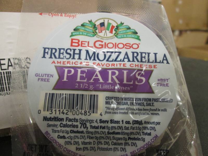 lot 68 image: Fresh Mozzarella Pearls (12- 4oz) F...