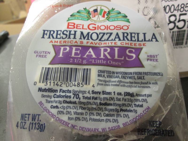 lot 71 image: Fresh Mozzarella Pearls (12- 4oz) F...