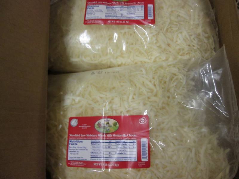 lot 74 image: 30 Lbs. Mozzarella Shredded Cheese ...