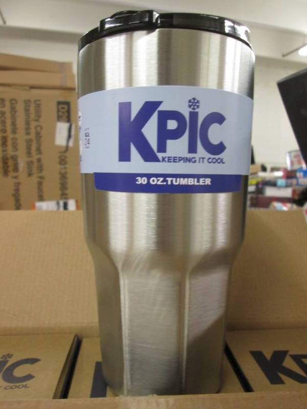 lot 102 image: Kpic 30oz. Case of Tumblers (6pk)...