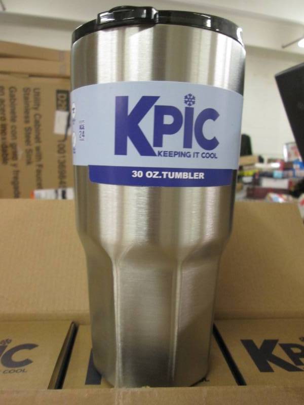 lot 104 image: Kpic 30oz. Case of Tumblers (6pk)...