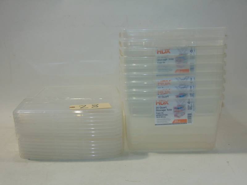 8 Pack 20 Qt. Storage