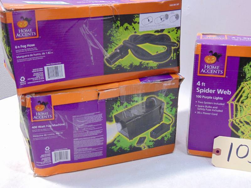 Fog Machines  LED Spider Webs