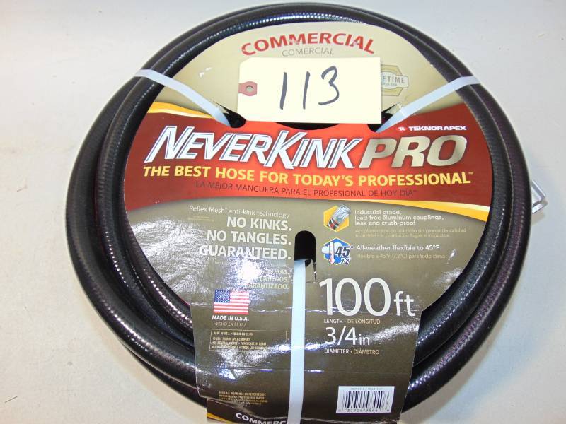 Neverkink PRO 34 in. Dia x 100 ft Hose