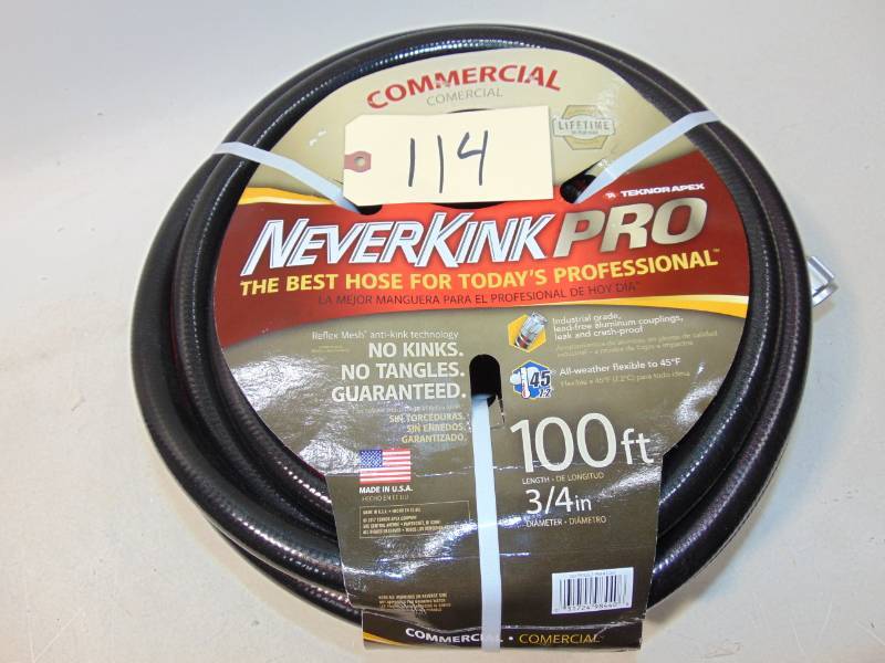 Neverkink PRO 34 in. Dia x 100 ft Hose