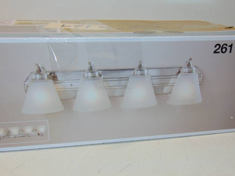 4-Light with Frosted 3 Shades