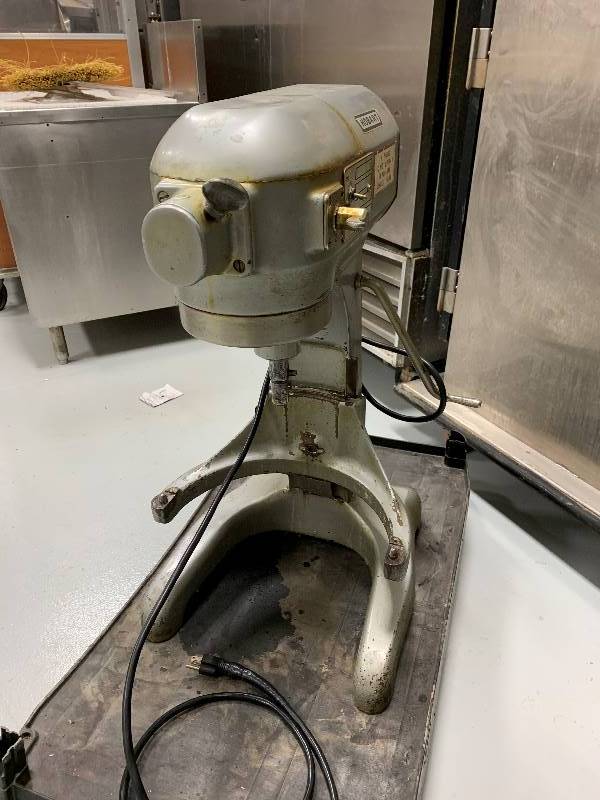 lot 3 image: Hobart, Mod #A-200, 20 qt. mixer, NSF,  115 volts, 6.2 ampsNote Does not Include Bowl Paddle Whisk or Hook