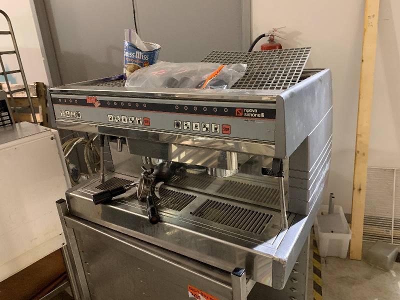 lot 17 image: Nuova Simonelli, two head espresso machine, 208 volts, 1 ph