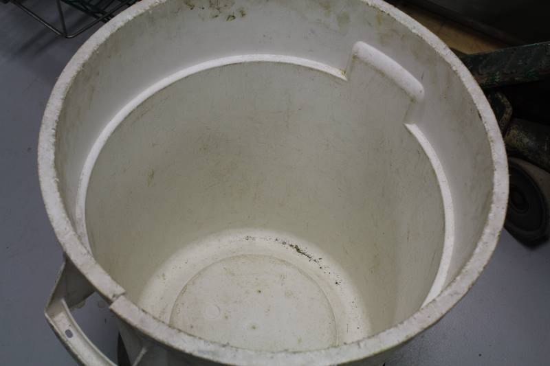 lot 126 image: Garbage Can with Roller Base