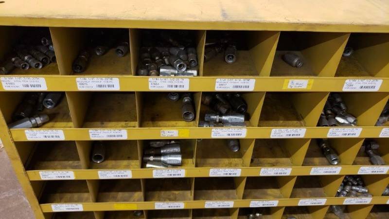lot 49 image: Steel Cabinet - 35 x 22 x 12