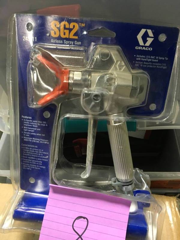 Graco SG2 Airless Spray Gun used in working condition