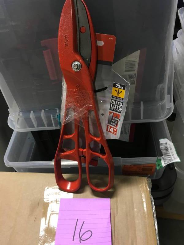 Wiss 14 in. Straight-Cut Tin Snip not used