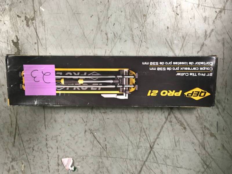 QEP 21 in. Manual Pro Tile Cutter in very good conditition