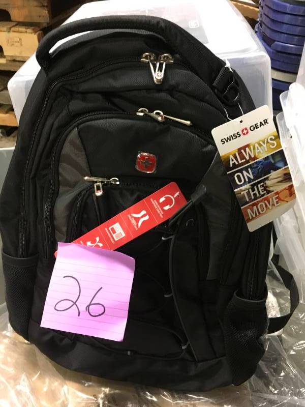 Black and Grey Bungee Backpack by SWISSGEAR not used
