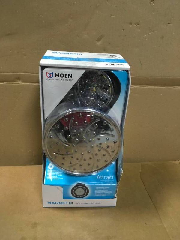 MOEN Attract 6-Spray 1.75 GPM Hand Shower and Showerhead Combo Kit with Magnetix in Chrome in very good conditition