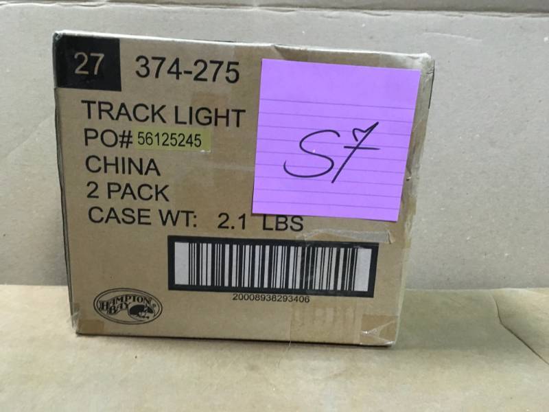 Hampton Bay Halogen Track Light Head White not used