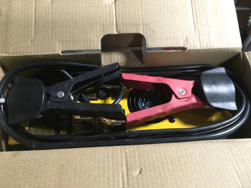 lot 97 image: DEWALT 30 Amp Multi Bank Battery Charger with 80 Amp Engine Start in very good condition