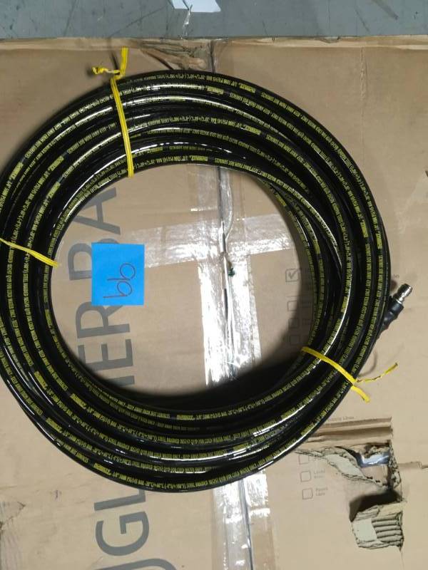 lot 99 image: DEWALT 38 x 50 Cold Water Pressure Washer Hose - 4500 PSI in very good condition