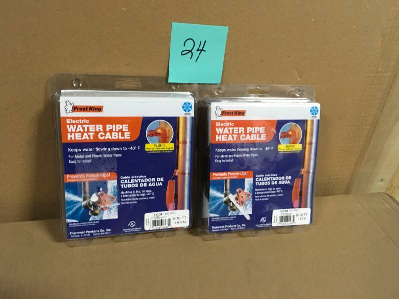 Frost King Plumbing 9 ft. Automatic Electric Heat Cable Kit HC9A in very good condition