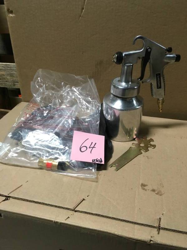 lot 64 image: Husky Siphon Feed General Purpose Spray Gun USED