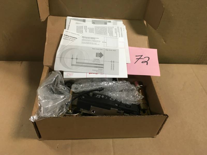 lot 72 image: Kwikset SmartCode 913 Satin Nickel Single Cylinder Electronic Deadbolt Featuring SmartKey Security in good condition