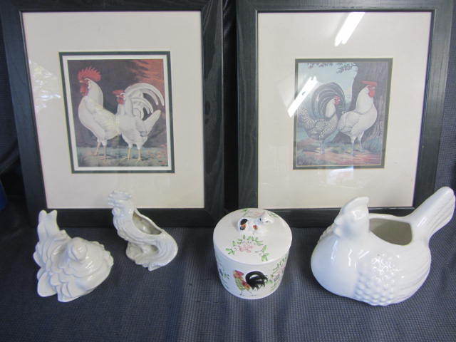 Prints, Ceramic Chickens