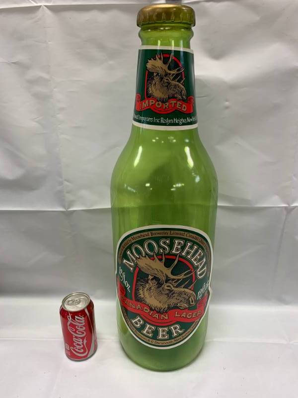 lot 22 image: Moosehead Beer Bank 2 Feet Tall