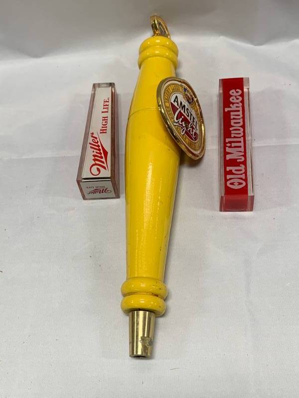 lot 39 image: Lot of 3 Vintage Beer Taps