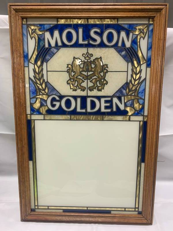 lot 44 image: Molson Golden Stained Glass